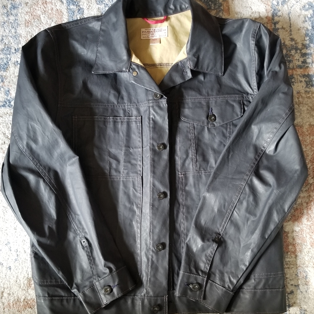 FILSON GRAY COATED JACKET